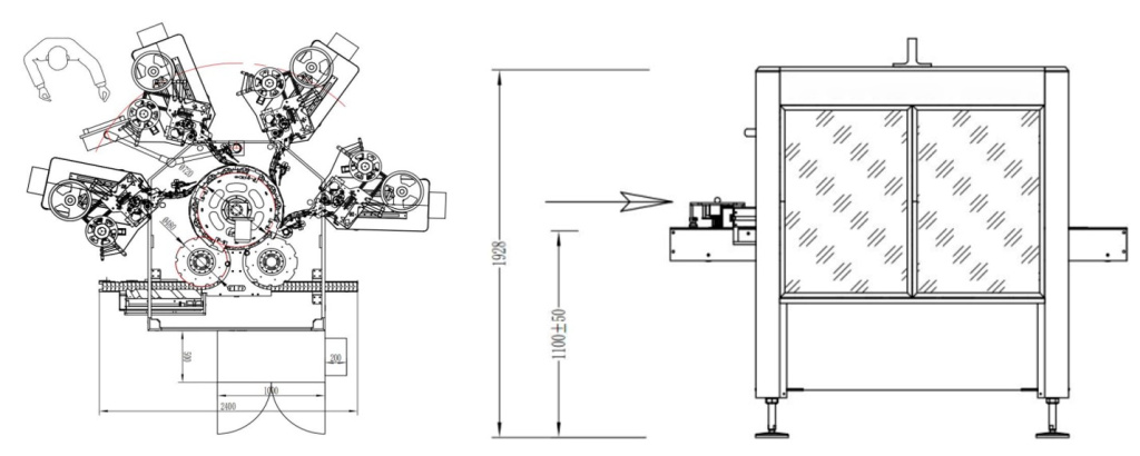 Ротационный этикетировочный автомат XTHZ720-BJR15