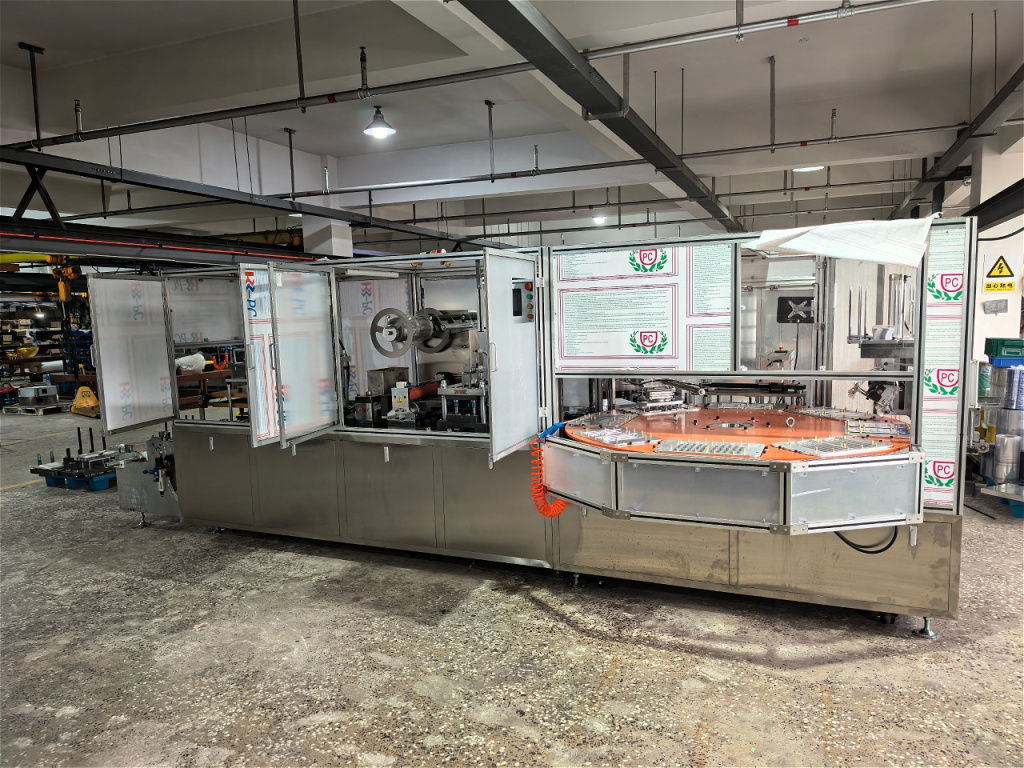 Блистерная машина для упаковки зубных щеток DPP-400