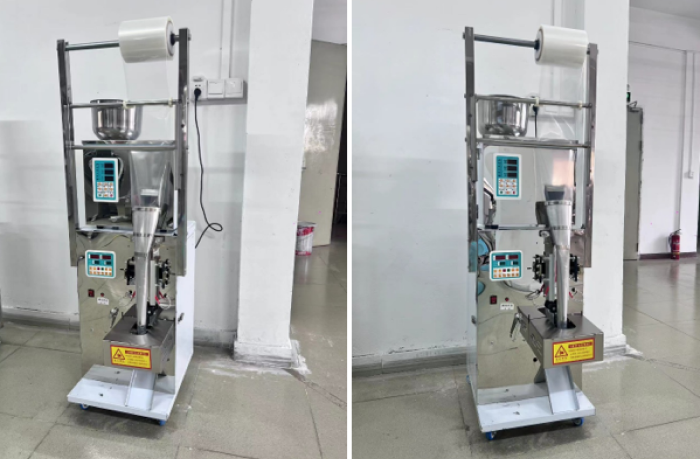 Вертикальный станок для упаковки сыпучих продуктов в 3-х шовный пакет DZD-220B