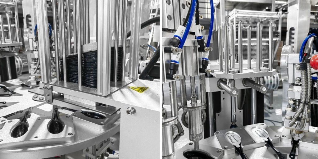 Роторный станок для розлива жидкости в стаканы DS-250H