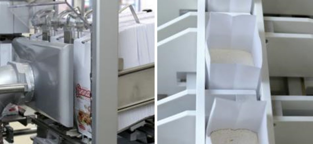 Линия для упаковки муки угля в бумажные пакеты IE-700