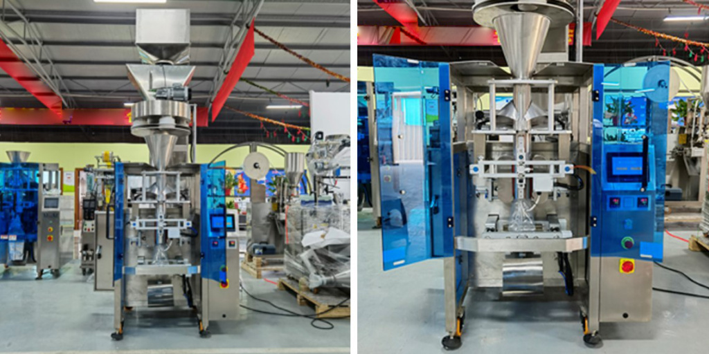 Вертикальный станок для фасовки крупы в гассет-пакеты DS-520BZ