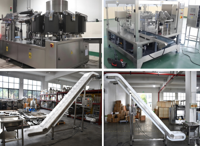 Линия для фасовки и упаковки конфет, шоколада в дой-пак пакеты KU230