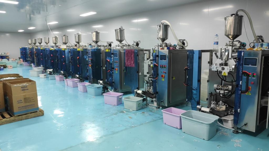 Станок для фасовки жидких продуктов в фигурные саше пакеты DS-200YX