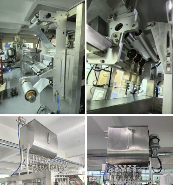 Вертикальный станок для фасовки и упаковки сыпучей продукции в стики GH560BY-6