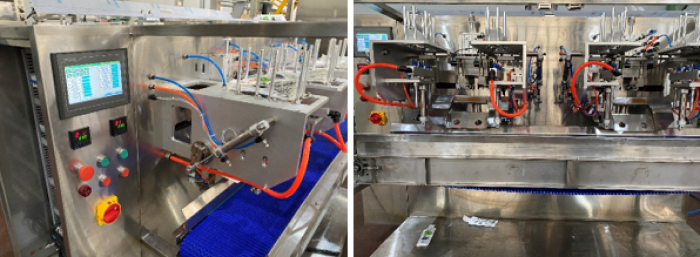 Станок для фасовки жидких продуктов в фигурные саше пакеты KY-1500B