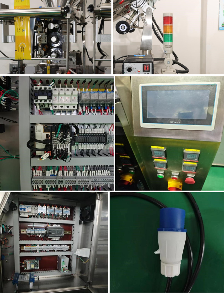 Двухпоточный станок для фасовки жидких продуктов в четырехшовные саше пакеты JY-71CY