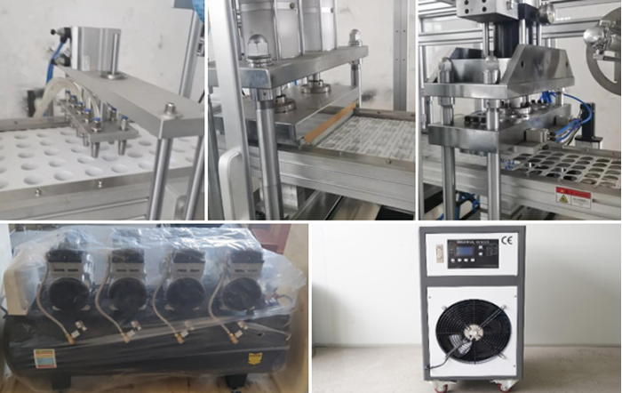 Блистерная машина для упаковки шоколадной пасты DPP-350 PP