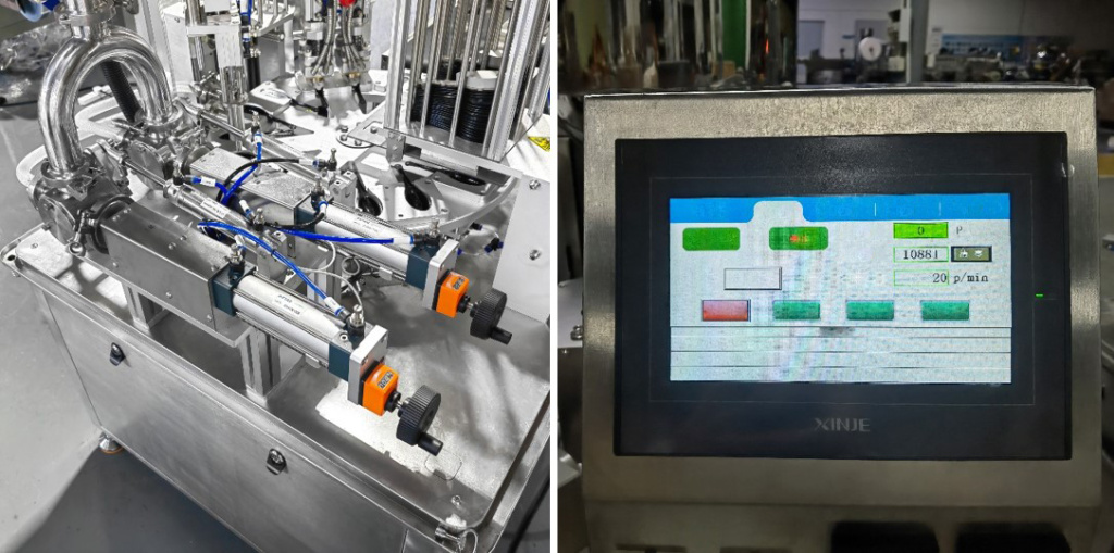 Роторный станок для розлива жидкости в стаканы DS-250H