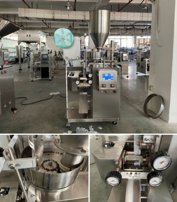 Вертикальный станок для упаковки силикагеля в саше пакеты HC-100GZS