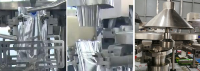 Линия для фасовки и упаковки салатов в дой-пак пакеты MR8-260R