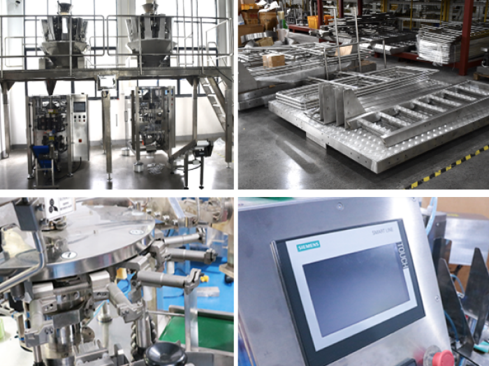 Линия для фасовки и упаковки конфет, шоколада в дой-пак пакеты KU230