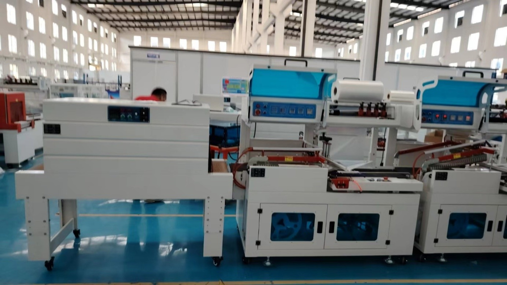 Линия для упаковки продукции в ВПП и термоусадочную POF, PE пленку FQL-450