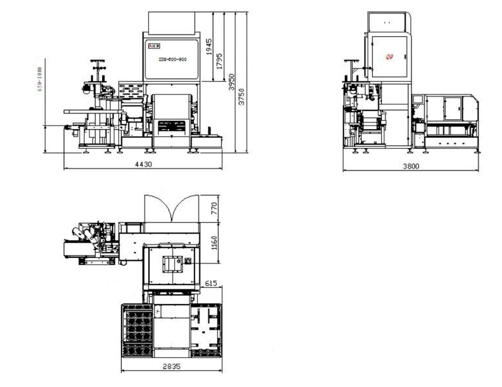 Автоматическая линия для фасовки и упаковки сыпучей продукции в мешки ZDB-600-Q9