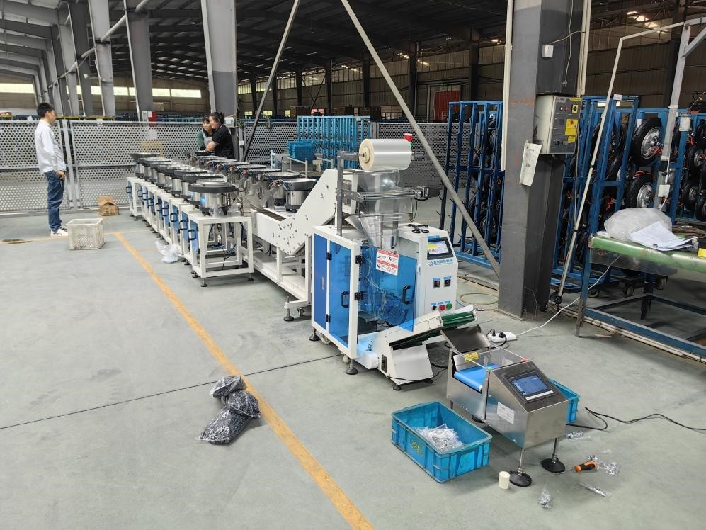 Счетно-фасовочная линия для упаковки метизов TY-320-14P-LD 