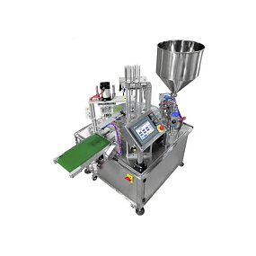 Роторная машина для наполнения и запечатывания пластиковых стаканчиков DS-200