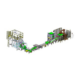 Линия для фасовки и упаковки сухого корма в готовые пакеты ZL