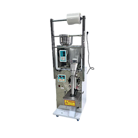 Вертикальный станок для упаковки сыпучих продуктов в 3-х шовный пакет DZD-220B